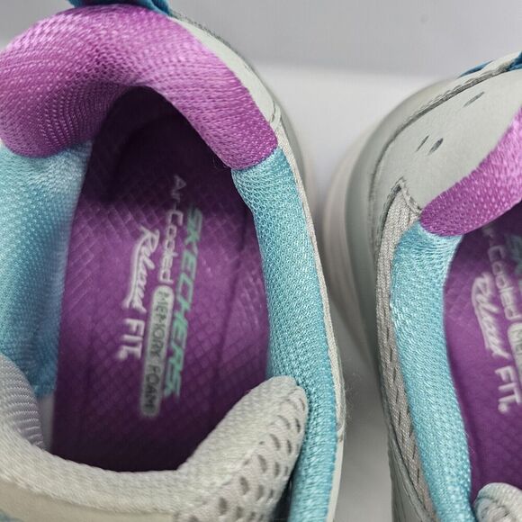 Skechers Shoes Relaxed Fit D'Lux Walker Infinite Motion Sneakers Size 9 Gray - Picture 6 of 11